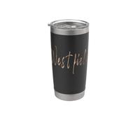 Design vintage élégant Westfield Indiana Gobelet isotherme en acier inoxydable double paroi