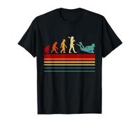 Design Vintage Evolution to Diver Retro Stripes T-Shirt