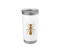Design vintage fourmi et insecte Gobelet isotherme en acier inoxydable double paroi