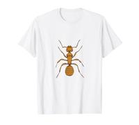 Design Vintage Fourmi et Insecte T-Shirt Graphique avec Valeur, Homme, Blanc, S