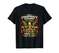 Design Vintage Humoriste pour Théoriciens du Complot T-Shirt