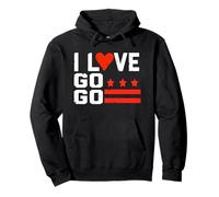 Design Vintage I Love Washington D.C. Go Go Sweat à Capuche