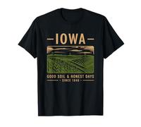 Design Vintage Iowa : Fierté et Terres Fertiles T-Shirt