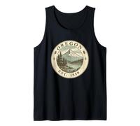 Design Vintage Montagne Oregon Est. 1859 pour Amateurs de Débardeur