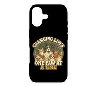 Design Vintage pour Animaux de Compagnie Qui changent des Vies Une Patte à la Fois Coque pour iPhone 17