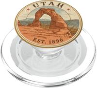 Design Vintage Retro du Parc National de l'Utah PopSockets PopGrip pour MagSafe