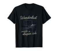 Design Wanderlust à l'intérieur de la cabine de camionneur T-Shirt