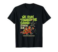 Design « We Run Toward The Sound » T-Shirt