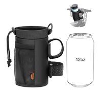 Design Wish Mini Porte Gourde Vélo Sans Vis Bidon Porte-Vélo en Maille avec Poche Gourde VTT pour Bouteille Guidon Poussette Scooters Fauteuil Roulant