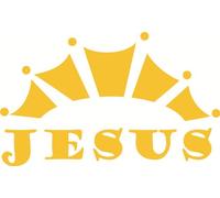 Design With Vinyl Home Wall Decals - Jésus Biblique Bible Seigneur Christ Sticker mural amovible Décoration de la maison - Taille : 50,8 x 96,5 cm