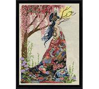 Design Works, 16 x 22 Queen of Silk Kit de broderie au point de croix, Coton, Multicolore, 40 x 56 x 0,1 cm