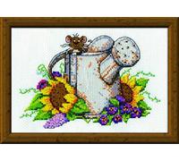 Design Works Crafts "Arrosoir Mouse Kit de Broderie au Point de, Multicolore