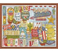 Design Works Crafts Inc. Kit de broderie au point de croix compté Route 66
