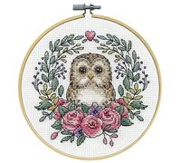 Design Works Crafts Kit de broderie au point de croix compté Motif chou