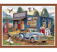 Design Works Crafts Kit de broderie au point de croix Motif appâts et accessoires