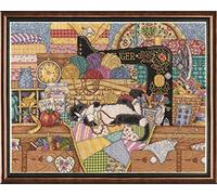 Design Works Crafts "Kitty de Cours de Couture de Point de kit, Multicolore