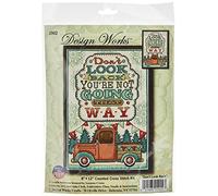 Design Works Crafts Tobin Don't Look Back au Point de kit, Multicolore