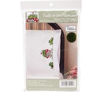 Design Works Crafts Tobin estampillé Taie d'oreiller Paire pour Broderie, 50,8 x 76,2 cm