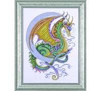 Design Works Kit Broderie pour Point de Croix Motif Dragon céleste Multicolore