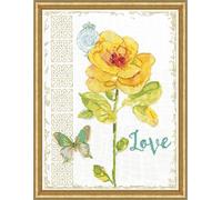 Design Works Kit de broderie au point de croix "Amour", motif à compter, 36x46cm