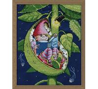 Design Works Kit de broderie au point de croix "Elfe du soir", 23x30cm