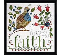 Design Works Kit de Broderie au Point de Croix Have Faith Multicolore