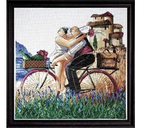 Design Works Kit de broderie au point de croix "Jeunes mariés", motif à compter, 36x36cm