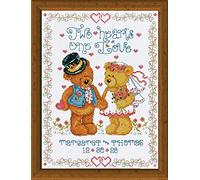 Design Works Kit de Broderie pour Point de Croix Design Mariage Multicolore