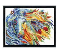 Design Works Kit de point de croix compté Cheval de guerre