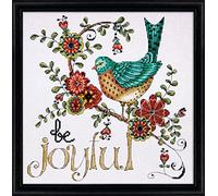 Design Works Kit Point de Croix Motif être Joyful, Multicolore