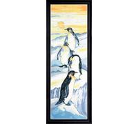 Design Works Pingouins comptés Stitch Kit-8"X 24" 14 Barres