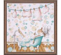 Design Works Soufflant des Bulles Kit Point de Croix compté