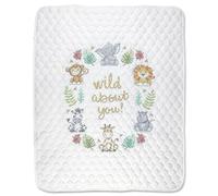 Design Works Stamped Quilt Cross Stitch Kit 34"X43"-In the Jungle