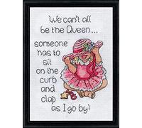 Design Works The Queen kit de Point de Croix, Coton, Multicolore, 13 x 18 x 0.1 cm