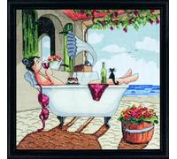 Design Works Tobin Ma journée a compté Hors Kit de Point de croix-12 X 12" 14 Barres