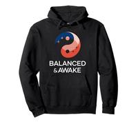 Design Yin Yang équilibré et éveillé Sweat à Capuche