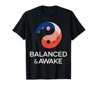 Design Yin Yang équilibré et éveillé T-Shirt