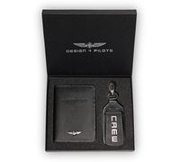 Design4Pilots Etui Protège Passeport en cuir véritable