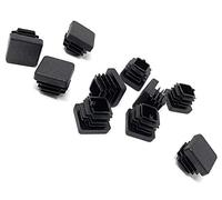 Design61 Lot de 10 bouchons à lamelles carrés 18 x 18 mm avec lamelles pour dimensions intérieures 14-15 mm