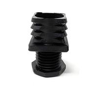 Design61 Lot de 10 bouchons de tuyau carrés 30 x 30 mm avec lamelles