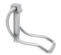 Design61 Lot de 2 fiches pliantes pour tube 8 x 40 mm galvanisées