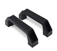 Design61 Lot de 2 poignées de meuble en plastique - 135 mm - Noir