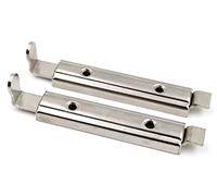 Design61 Lot de 2 Verrous Loquets de Meubles avec Fermeture Coulissante pour Portes d'Animaux de Compagnie, Salle de Bain, Meubles de 7 cm