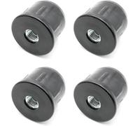 Design61 Lot de 4 bouchons filetés ronds - Diamètre : 38 mm - 2 mm - Avec filetage intérieur M10