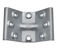 Design61 Lot de 4 ferrures d'angle en acier 103 x 70 mm