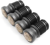 Design61 Lot de 4 patins de chaise en feutre pour intérieur de tubes Ø 13,5-14 mm