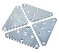 Design61 Lot de 4 plaques de montage pour pieds de meubles avec filetage M8