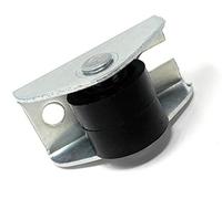 Design61 Lot de 4 roulettes fixes pour coffre, coffre, meuble - 15 x 11 mm - Avec roues en plastique
