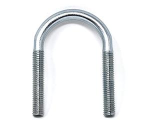 Design61 Lot de 4 vis à repasser DIN 3570 - En acier rond - M10 x 86 x Ø 38-42,4 mm - Étrier fileté galvanisé - Boulons en U