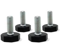 Design61 Lot de 4 vis de réglage M8 x 12 mm - Diamètre du pied : 27 mm